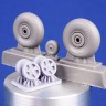 CMK SP4505 Fairey Barracuda Wheels (TRUMP) 1/48