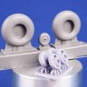 CMK SP4505 Fairey Barracuda Wheels (TRUMP) 1/48