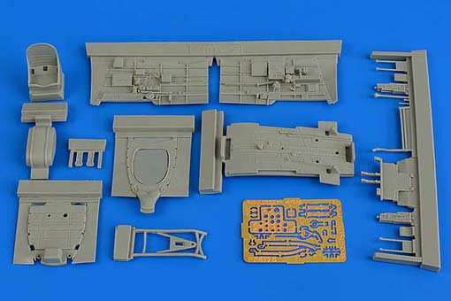 Aires 4728 P-40B Warhawk cockpit set (AIRFIX) 1/48