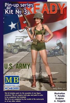 Master Box 24003 Pin-up series: Alice, 75 мм 1/24