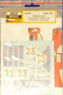 Reji Model 252 Ferrari 330P 24hrs Le Mans 1967 1/24