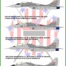 Model Maker Decals D144087 Mikoyan MiG-29 Heroes of Kosciuszko new paint scheme part I 1/144
