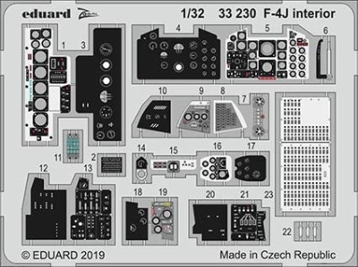 Eduard 33230 1/32 F-4J interior (TAM)