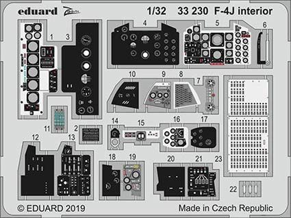 Eduard 33230 1/32 F-4J interior (TAM)