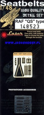 HGW 148523 RAF &quot;QS&quot; type Seatbelts 1/48