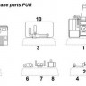 CMK 3082 Marder III transmission set for TAM 1/35