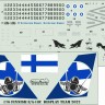 Model Maker Decals D72177 Finnish McDonnell-Douglas F/A-18C Display Team 2022 1/72