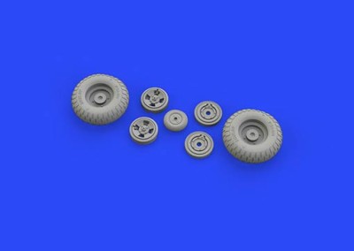 Eduard 632130 Spitfire Mk.IX wheels 4spoke w/pattern 1/32