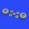 Eduard 632130 Spitfire Mk.IX wheels 4spoke w/pattern 1/32