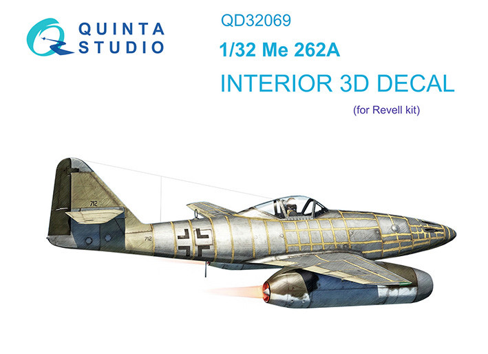 Quinta studio QD32069 Me 262A (Revell) 1/32