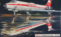 Az Model 14406 Tupolev Tu-134A (CSA, INTERFLUG) 1/144