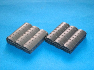 Goffy Model GOFMOS013 1/700 Barracks with rounded roof (6 pcs.)