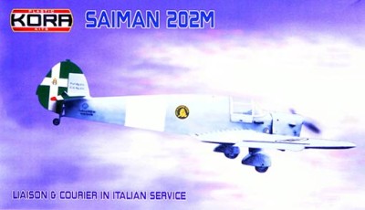 Kora Model KPK72086 Saiman 202M Liaison &amp; Courier Italian Service 1/72