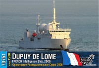 Combrig 70751WL French Dupuy de Lome Intelligence Ship, 2006 1/700