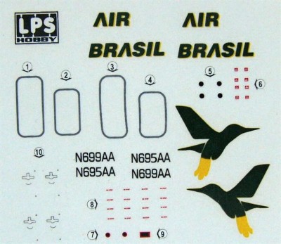 LPS Hobby LPS-14401 1/144 AVRO RJ-85 Air Brasil (REV)