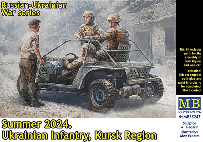 Master Box 35247 Ukrainian Infantry, Kursk Region Summer 2024 1/35