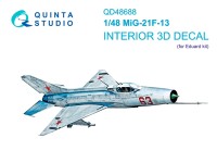 Quinta studio QD48688 МиГ-21Ф-13 (Eduard) 1/48