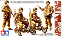 Tamiya 35337 British Army Airborne soldiers small motorcycle Set 1/35