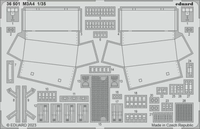 Eduard 36501 SET M3A4 (I LOVE KITS) 1/35