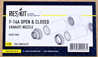 Reskit RSU32-0046 F-14A open & closed exh.nozzles (TAM) 1/32
