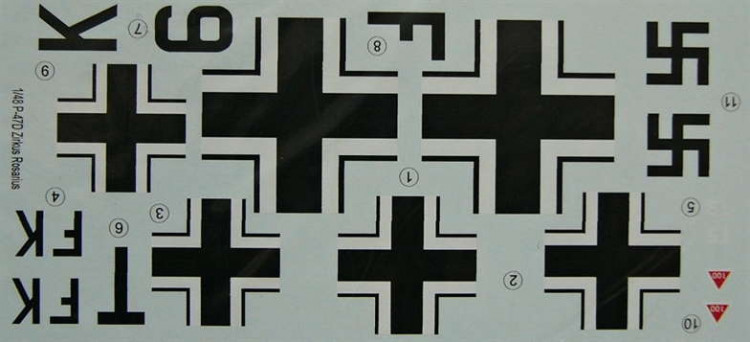 LF Model C4870 Decals P-47D-2-RA Zirkus Rosarius (HAS) 1/48