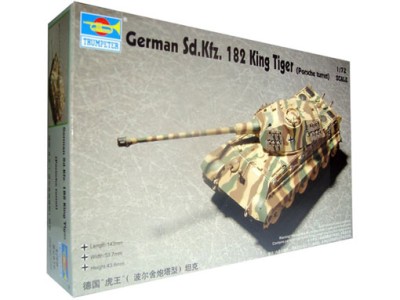 Trumpeter 07202 Sd.Kfz.182 Кинг Тигр (башня Хеншель ) 1/72