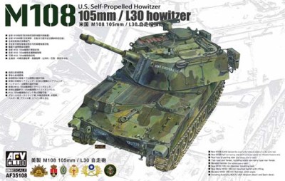 AFV Club AF35108 105-мм САУ M108 1/35