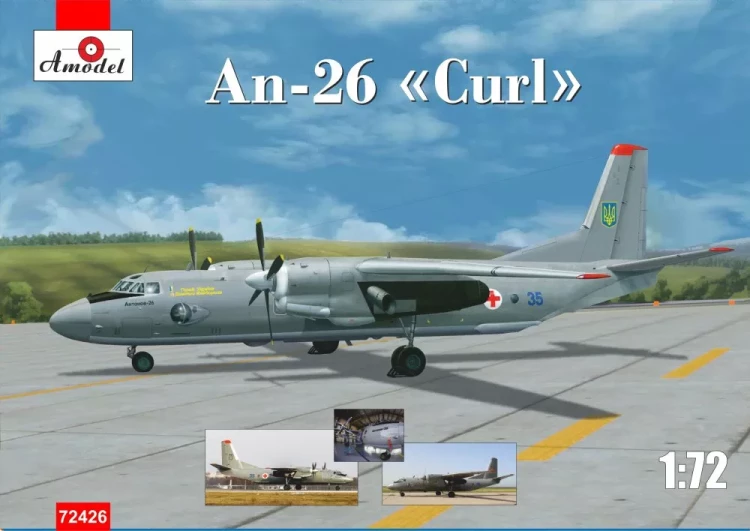 A-Model 72426 Antonov An-26 late 'Curl' (3x camo) 1/72