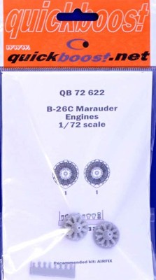 QuickBoost QB72622 B-26C Marauder engines (AIRFIX) 1/72