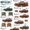 Star Decals 35-C1024 Spanish Civil War # 4. Fiat Ansaldo. CV.33, CV.35, CV.33 Lf Flamethrower 1/35