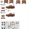 Star Decals 35-C1024 Spanish Civil War # 4. Fiat Ansaldo. CV.33, CV.35, CV.33 Lf Flamethrower 1/35