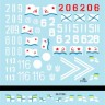Star Decals 35-C1152 Naval Infantry # 4. Soviet and Russian PT-76, and BMP-1, BTR-80 Ukrainian Naval Infantry 1/35