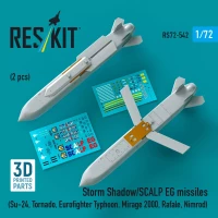 Reskit RS72-542 Storm Shadow/SCALP EG missiles (2 pcs.) 1/72