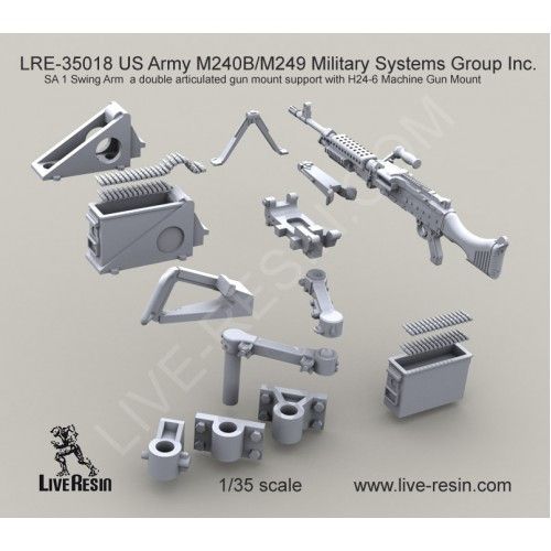 LiveResin LRE35018 M240B/M249 1/35