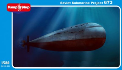 MikroMir 350-023 Советская подводная лодка &quot;Проект 673&quot; 1/350