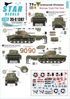 Star Decals 35-C1387 Sherman 'Crab' Flail tank. British 79th Armoured Division. Based on the Sherman Mk.V 1/35