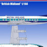 Восточный Экспресс 144139-1 Viscount 800 BRITISH MIDLAND old ( Limited Edition ) 1/144