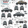 Star Decals 72-A1146 Ordnungs Polizei # 1.Anti Partisan and Security service.Steyr ADGZ 8x8 Armoured Car 1/72