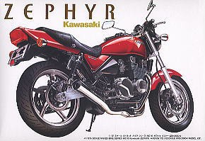 Aoshima 041659 Kawasaki Zephyr - Scene of wind 1:12