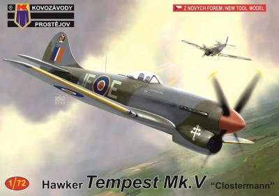 Kovozavody Prostejov 72220 Hawker Tempest Mk.V 'Closterman' (3x camo) 1/72