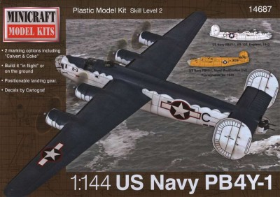 Minicraft MI14687 US Navy PB4Y-1 1:144