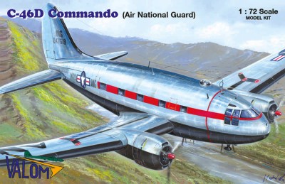 Valom 72154 Curtiss C-46D Commando (Air National Guard) 1/72