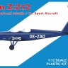 Rs Model 92304 Zlin Z-212 Czechosl. Sport Aircraft (4x camo) 1/72