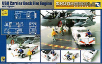 Kinetic SW48007 USN Carrier Deck Fire Engine with 3 Figures 1/48