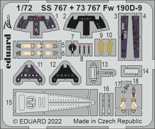 Eduard SS767 Fw 190D-9 (IBG) 1/72