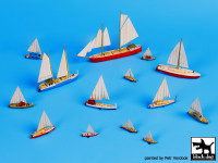 BlackDog S70006 Sailing boats accessories set 1/700