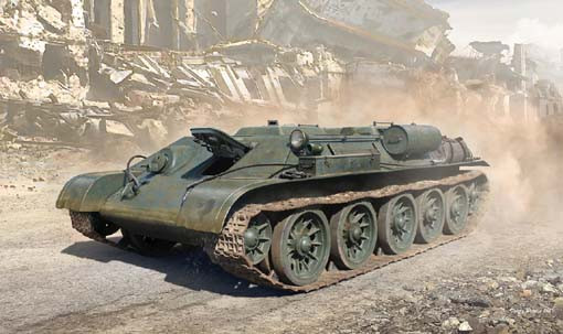 ICM 35371 Советская БРЭМ T-34T обр. 1944 г. 1/35