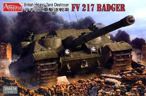 Amusing Hobby 35A034 British Tank Destroyer FV217 Badger 1/35