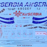 BOA Decals 44103 Airbus A319 Air Serbia (REV) 1/144