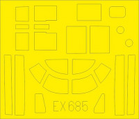 Eduard EX685 Mask 1/48 A-26B (ICM)